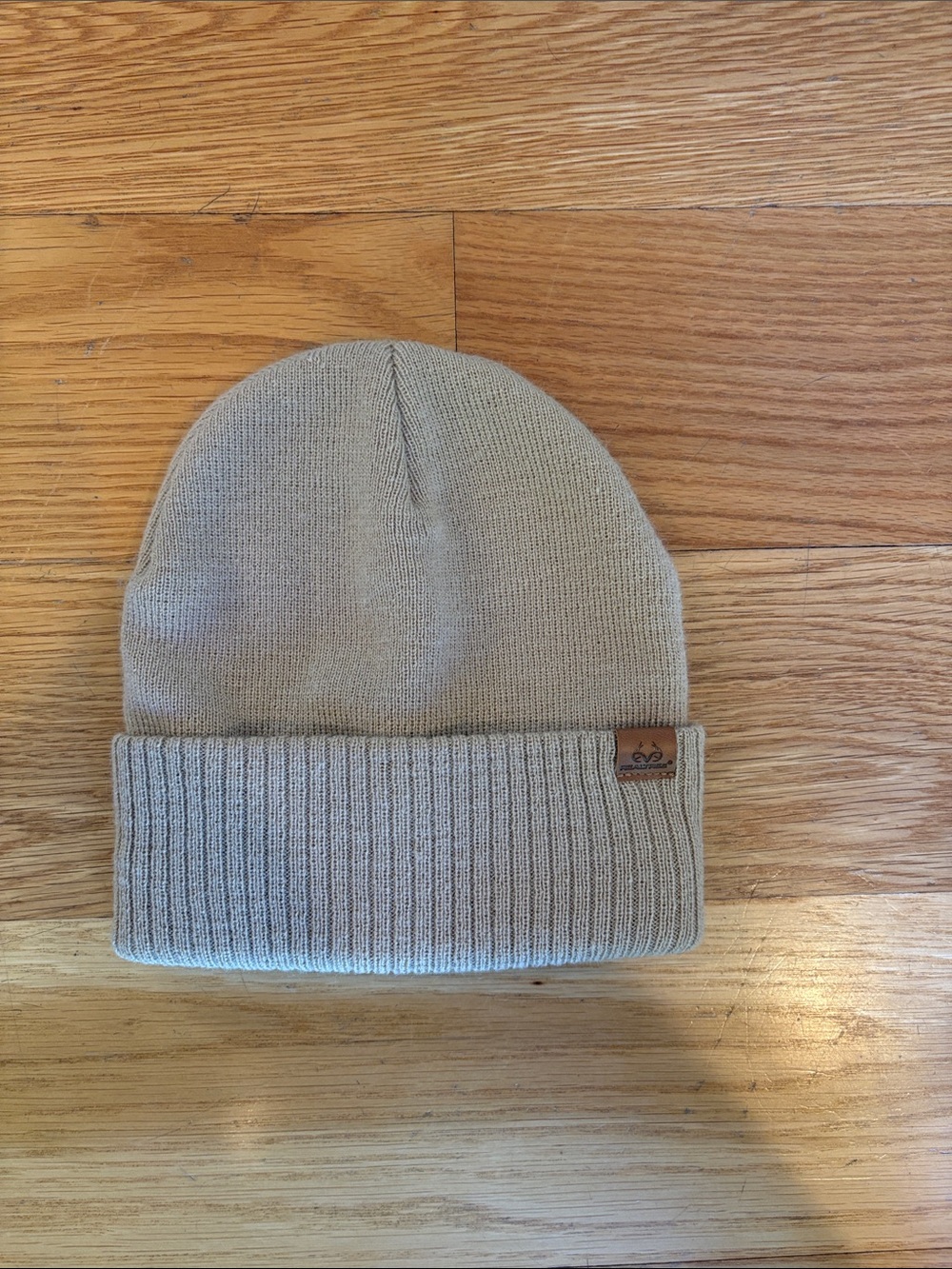 Realtree Ribbed Cuff Beanie - Tan